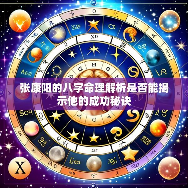 张康阳的八字命理解析是否能揭示他的成功秘诀