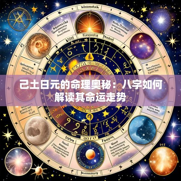 己土日元的命理奥秘：八字如何解读其命运走势