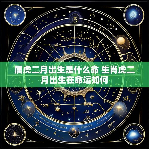 属虎二月出生是什么命 生肖虎二月出生在命运如何