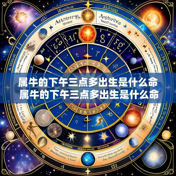 属牛的下午三点多出生是什么命 属牛的下午三点多出生是什么命运