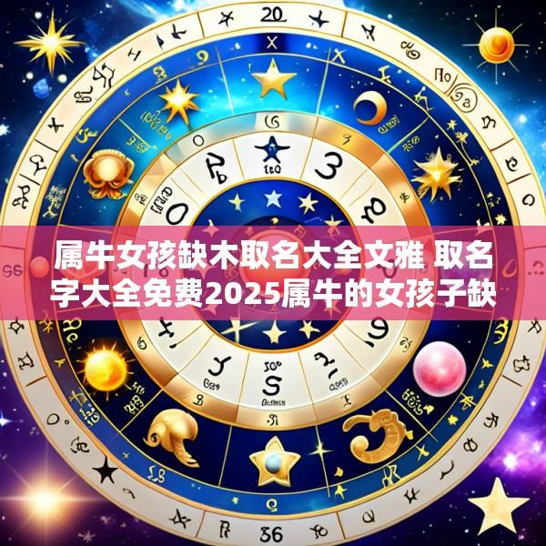 属牛女孩缺木取名大全文雅 取名字大全免费2025属牛的女孩子缺木
