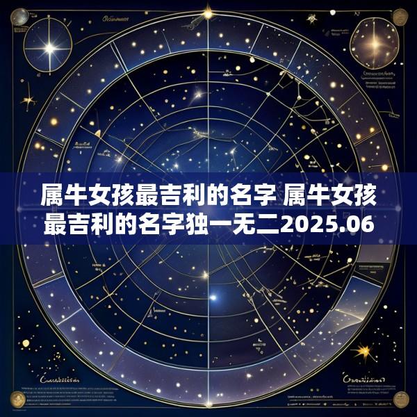 属牛女孩最吉利的名字 属牛女孩最吉利的名字独一无二2025.06.03