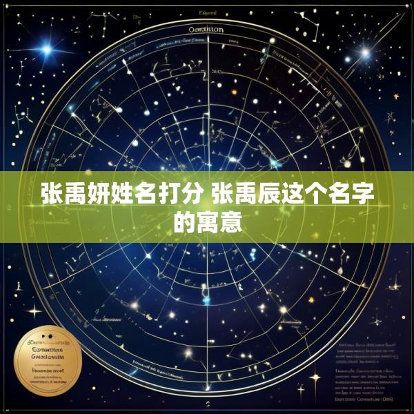 张禹妍姓名打分 张禹辰这个名字的寓意