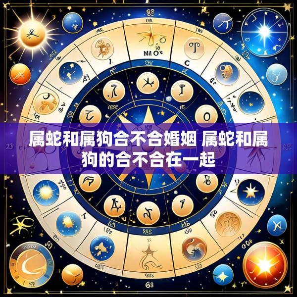 属蛇和属狗合不合婚姻 属蛇和属狗的合不合在一起