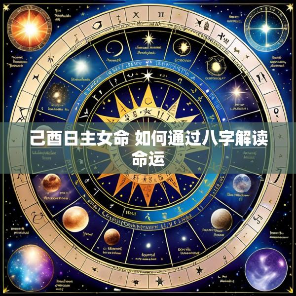 己酉日主女命 如何通过八字解读命运