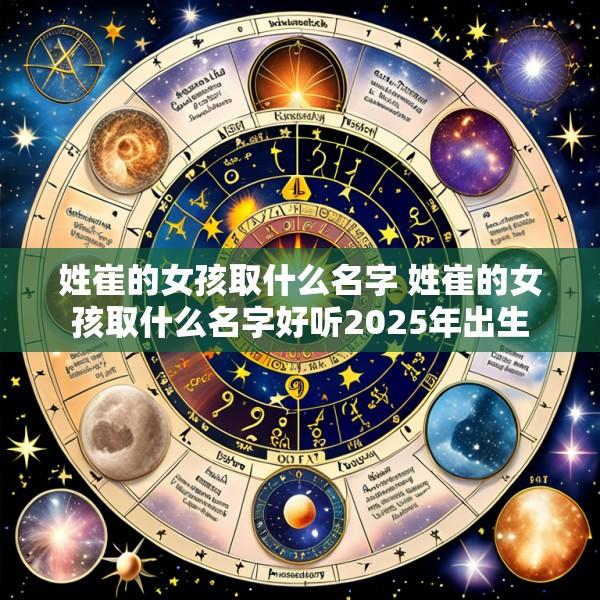 姓崔的女孩取什么名字 姓崔的女孩取什么名字好听2025年出生