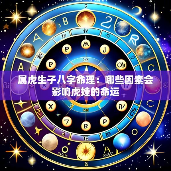 属虎生子八字命理：哪些因素会影响虎娃的命运