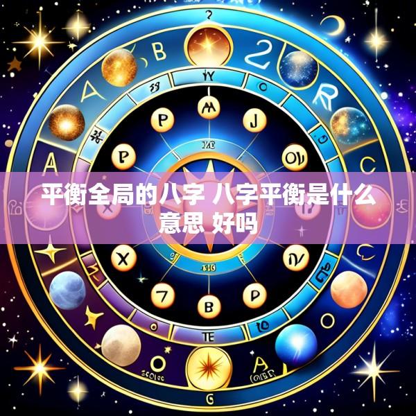 平衡全局的八字 八字平衡是什么意思 好吗