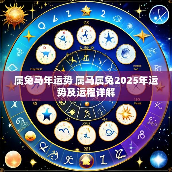 属兔马年运势 属马属兔2025年运势及运程详解
