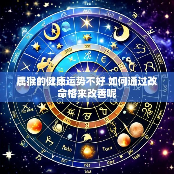 属猴的健康运势不好 如何通过改命格来改善呢