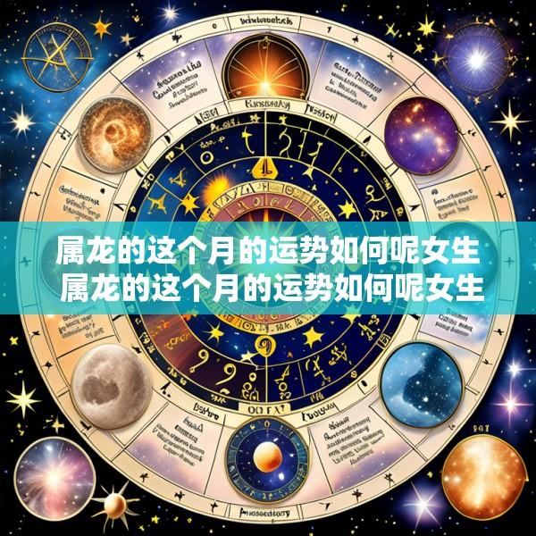 属龙的这个月的运势如何呢女生 属龙的这个月的运势如何呢女生婚姻