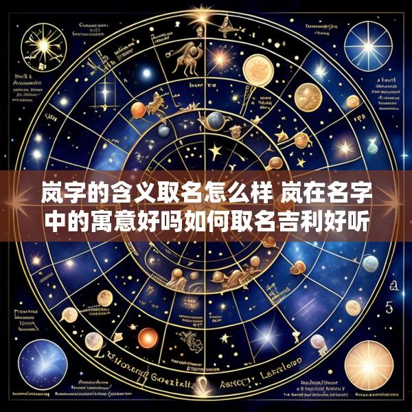 岚字的含义取名怎么样 岚在名字中的寓意好吗如何取名吉利好听