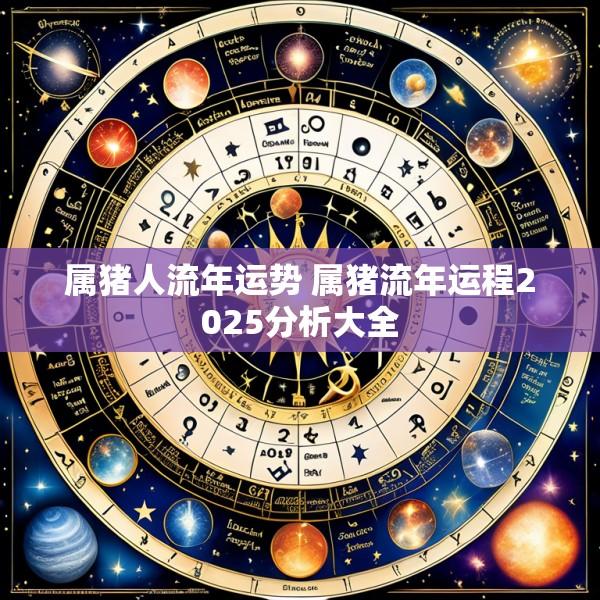 属猪人流年运势 属猪流年运程2025分析大全