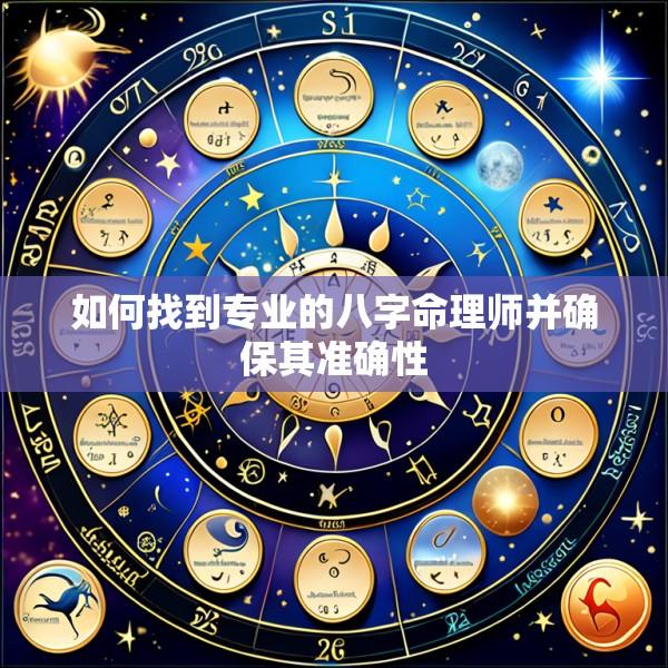 如何找到专业的八字命理师并确保其准确性