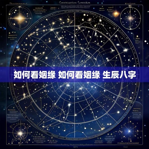 如何看姻缘 如何看姻缘 生辰八字