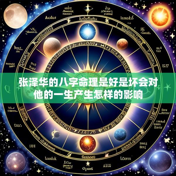 张泽华的八字命理是好是坏会对他的一生产生怎样的影响