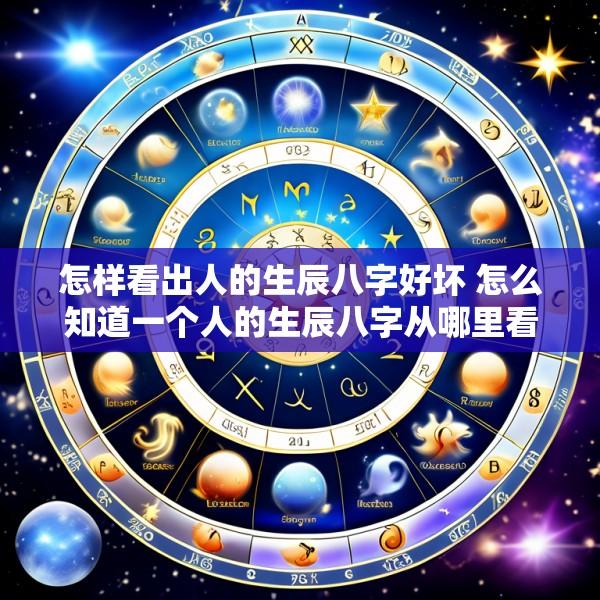 怎样看出人的生辰八字好坏 怎么知道一个人的生辰八字从哪里看得出来