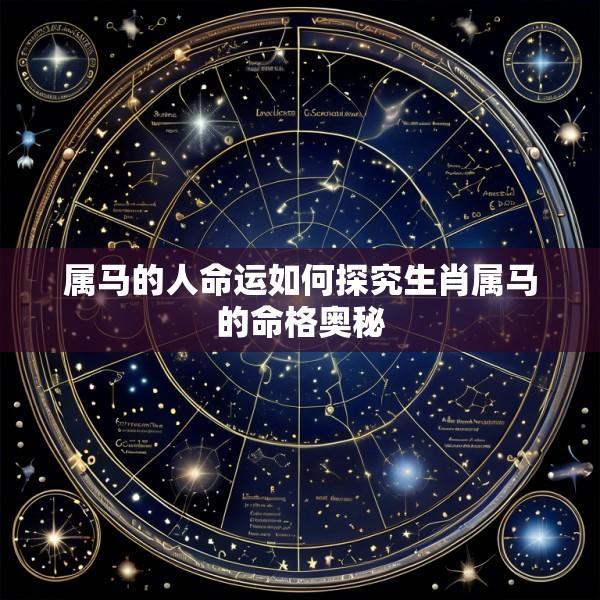 属马的人命运如何探究生肖属马的命格奥秘