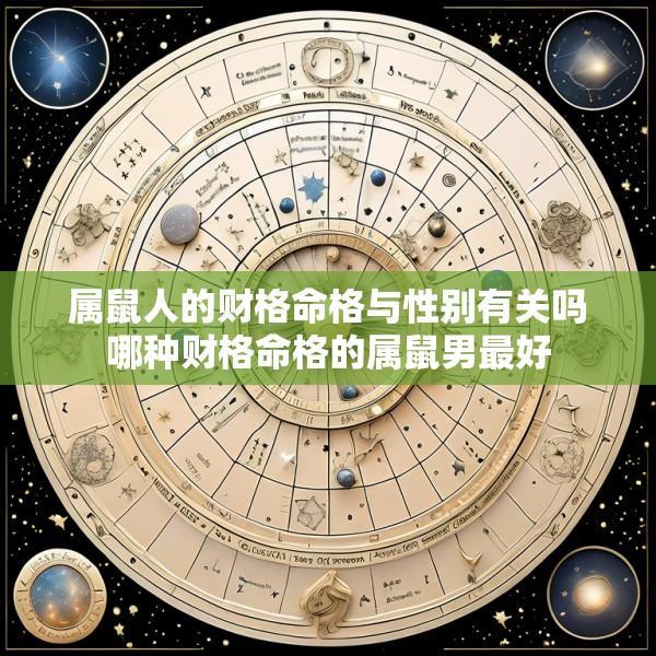 属鼠人的财格命格与性别有关吗哪种财格命格的属鼠男最好