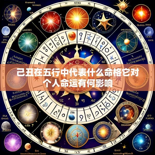 己丑在五行中代表什么命格它对个人命运有何影响