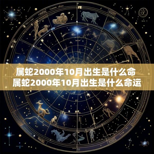 属蛇2000年10月出生是什么命 属蛇2000年10月出生是什么命运
