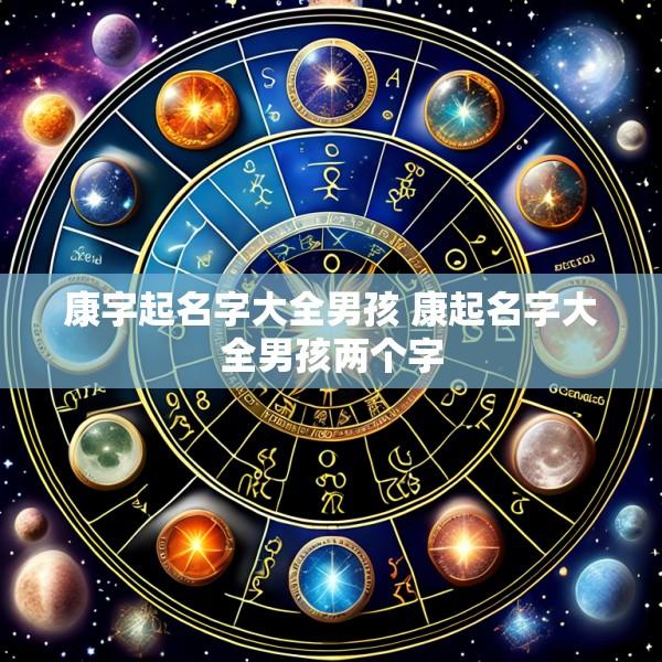 康字起名字大全男孩 康起名字大全男孩两个字