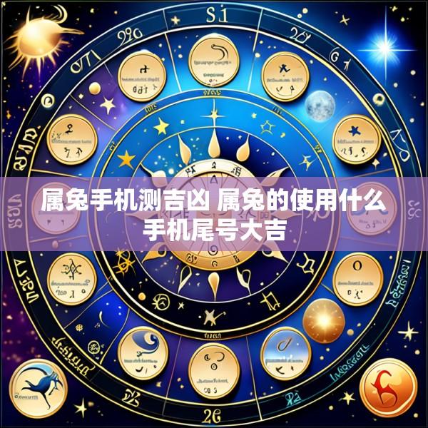 属兔手机测吉凶 属兔的使用什么手机尾号大吉