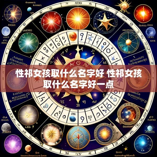 性祁女孩取什么名字好 性祁女孩取什么名字好一点