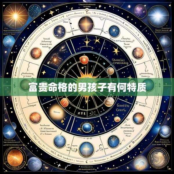 富贵命格的男孩子有何特质