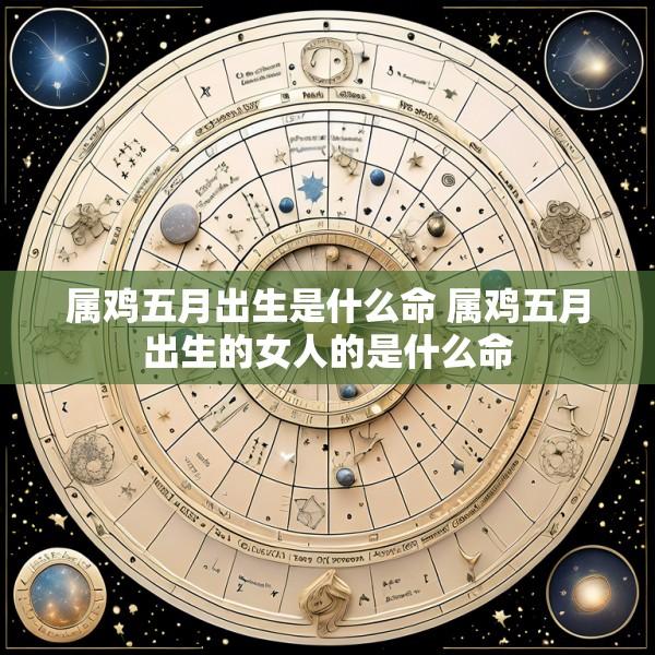 属鸡五月出生是什么命 属鸡五月出生的女人的是什么命