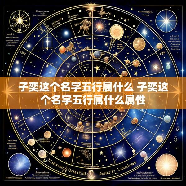 子奕这个名字五行属什么 子奕这个名字五行属什么属性