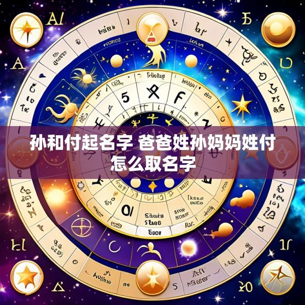 孙和付起名字 爸爸姓孙妈妈姓付怎么取名字
