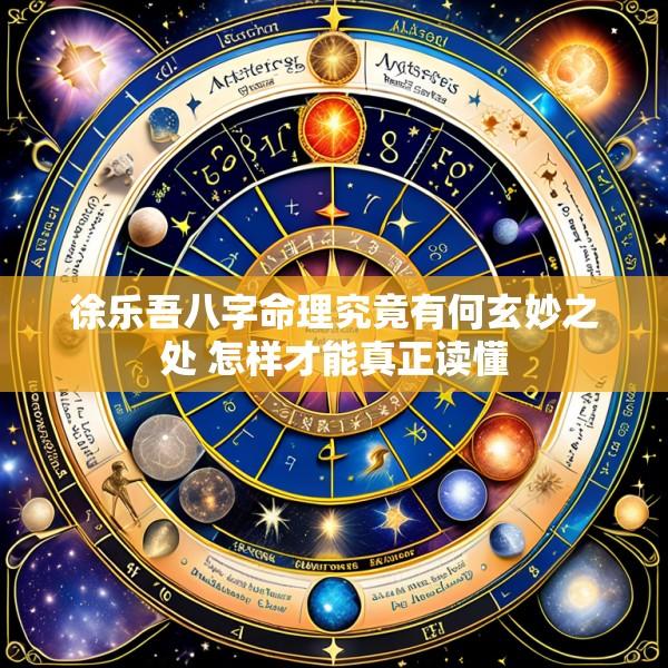 徐乐吾八字命理究竟有何玄妙之处 怎样才能真正读懂