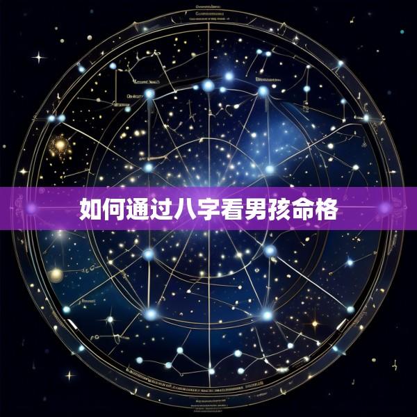 如何通过八字看男孩命格