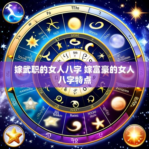 嫁武职的女人八字 嫁富豪的女人八字特点