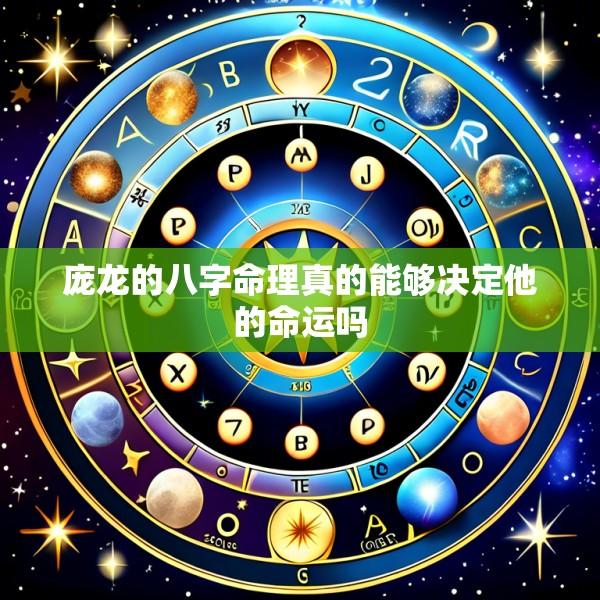 庞龙的八字命理真的能够决定他的命运吗
