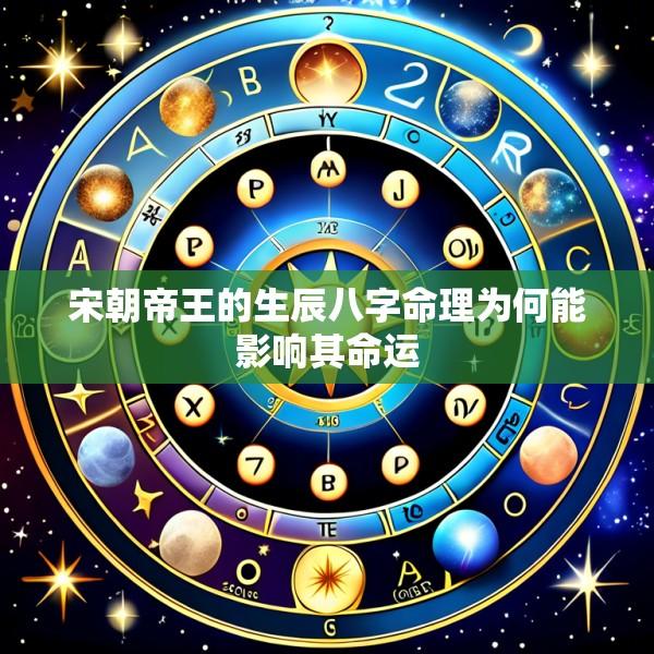 宋朝帝王的生辰八字命理为何能影响其命运