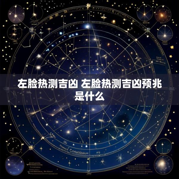 左脸热测吉凶 左脸热测吉凶预兆是什么