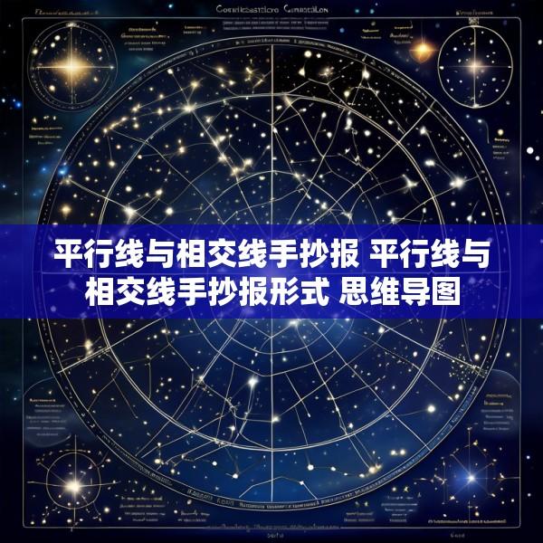 平行线与相交线手抄报 平行线与相交线手抄报形式 思维导图