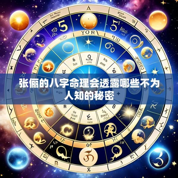 张俪的八字命理会透露哪些不为人知的秘密