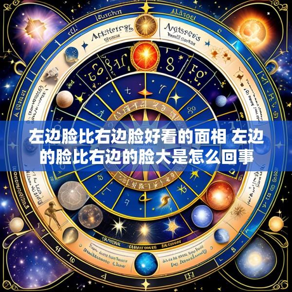 左边脸比右边脸好看的面相 左边的脸比右边的脸大是怎么回事