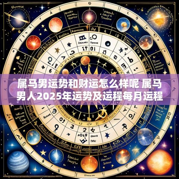 属马男运势和财运怎么样呢 属马男人2025年运势及运程每月运程