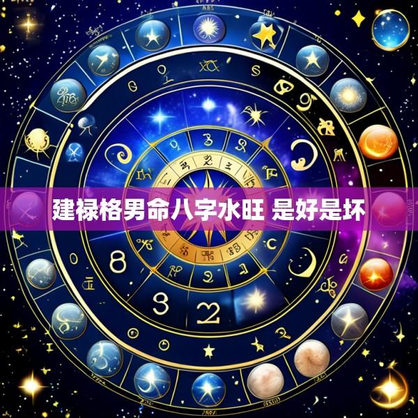 建禄格男命八字水旺 是好是坏
