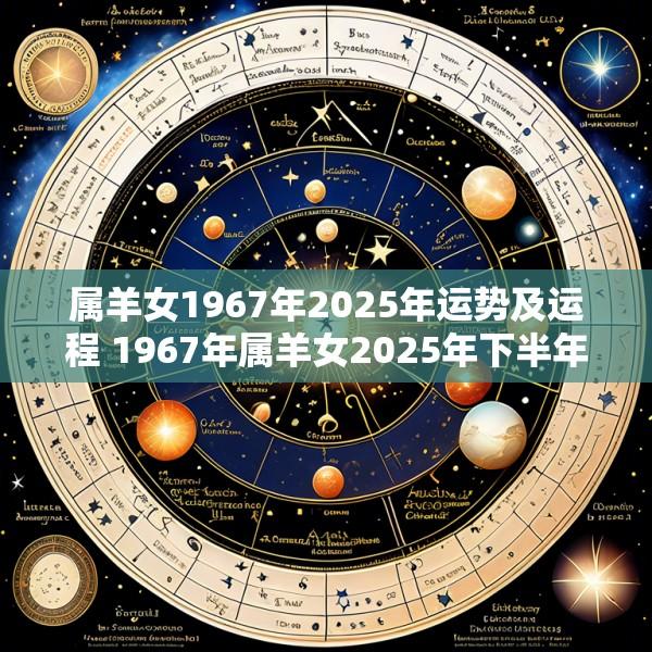 属羊女1967年2025年运势及运程 1967年属羊女2025年下半年运势如何