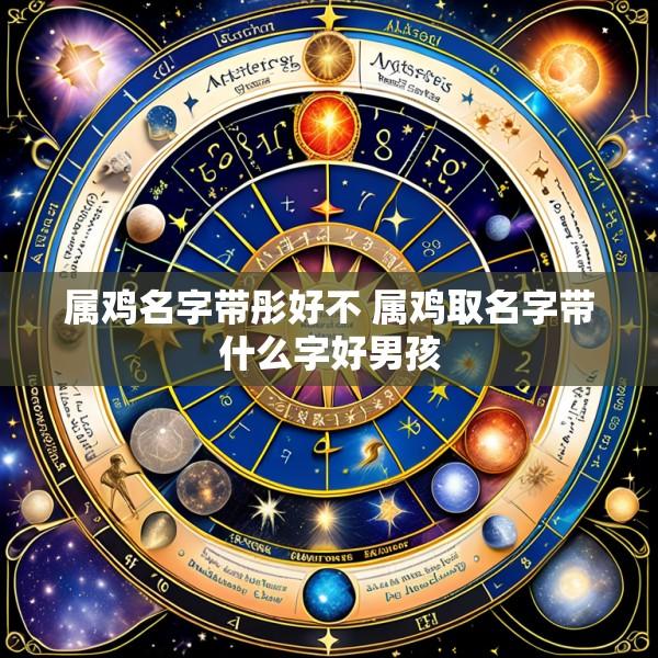 属鸡名字带彤好不 属鸡取名字带什么字好男孩