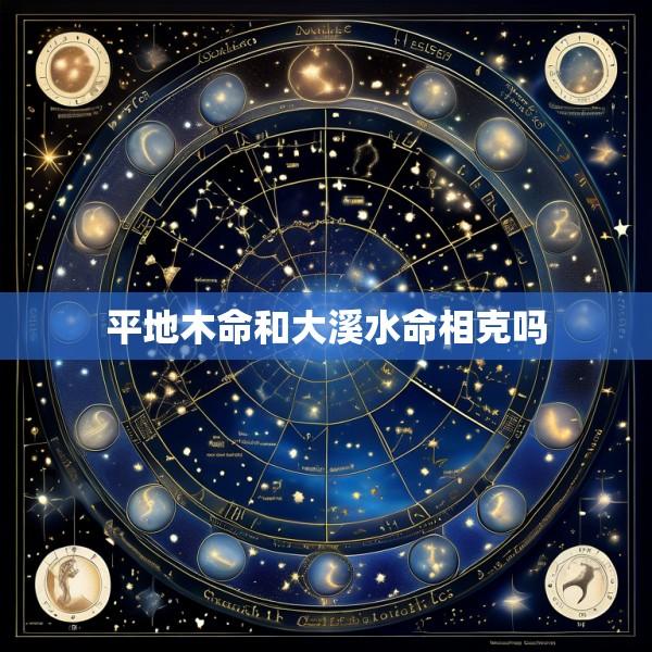 平地木命和大溪水命相克吗