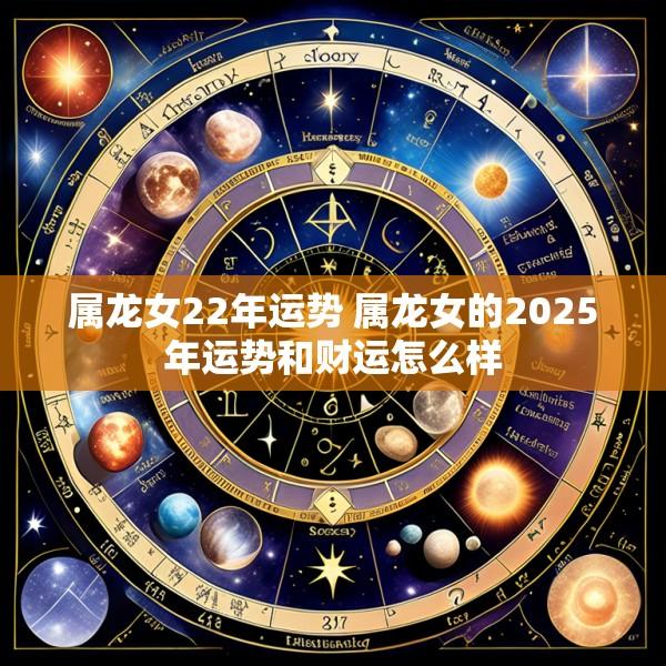 属龙女22年运势 属龙女的2025年运势和财运怎么样