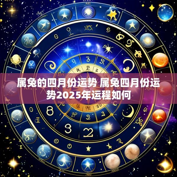属兔的四月份运势 属兔四月份运势2025年运程如何