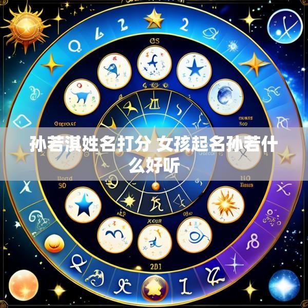 孙若淇姓名打分 女孩起名孙若什么好听