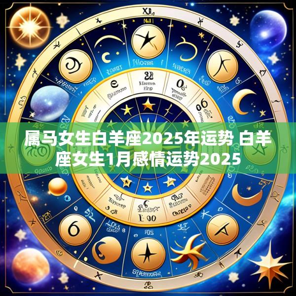 属马女生白羊座2025年运势 白羊座女生1月感情运势2025